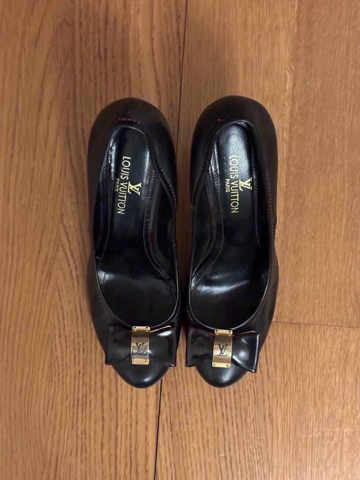 Louis Vuitton Siyah Topuklu Kadın Stiletto - Görsel 2