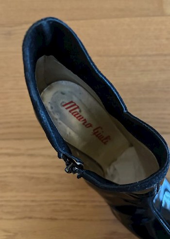 Mauro Giuli Siyah Rugan Fermuarlı Bot 38 - Görsel 4