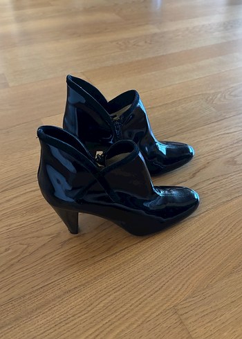 Mauro Giuli Siyah Rugan Fermuarlı Bot 38 - Görsel 8