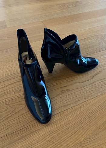 Mauro Giuli Siyah Rugan Fermuarlı Bot 38 - Görsel 7