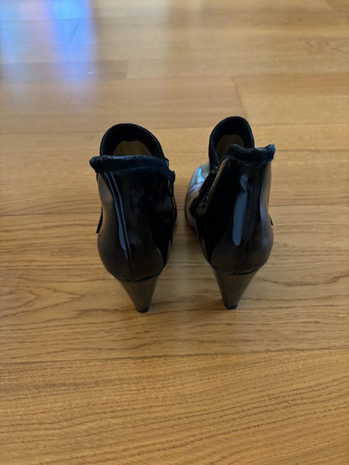 Mauro Giuli Siyah Rugan Fermuarlı Bot 38 - Görsel 5