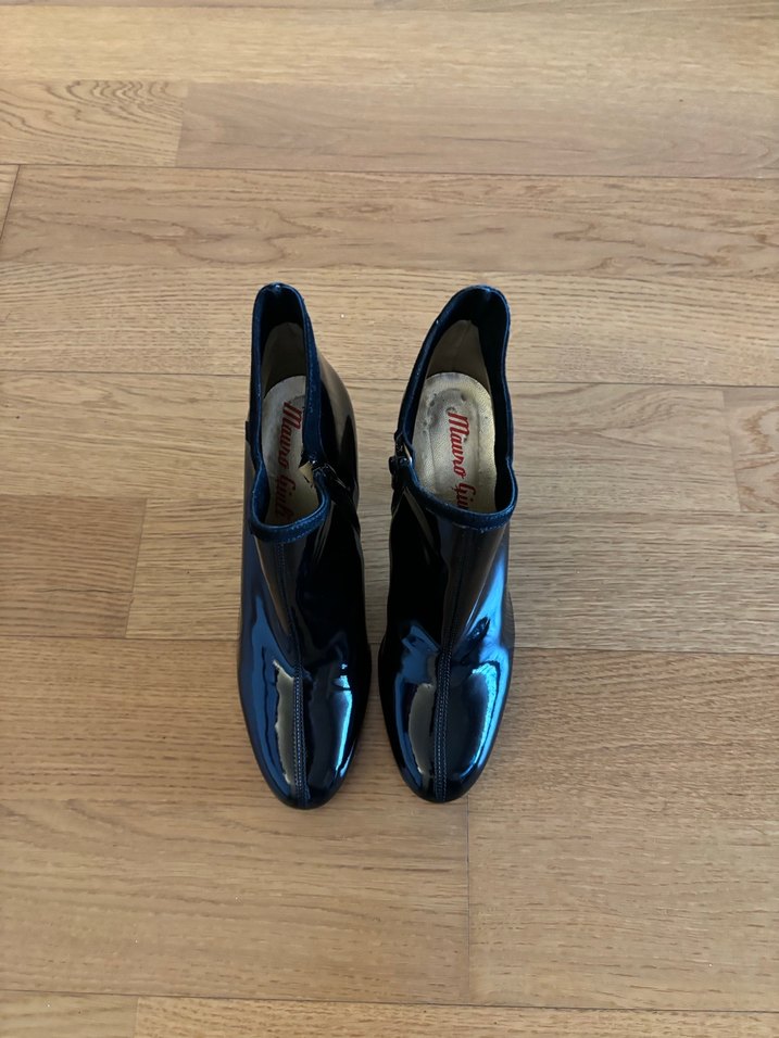 Mauro Giuli Siyah Rugan Fermuarlı Bot 38 - Görsel 2