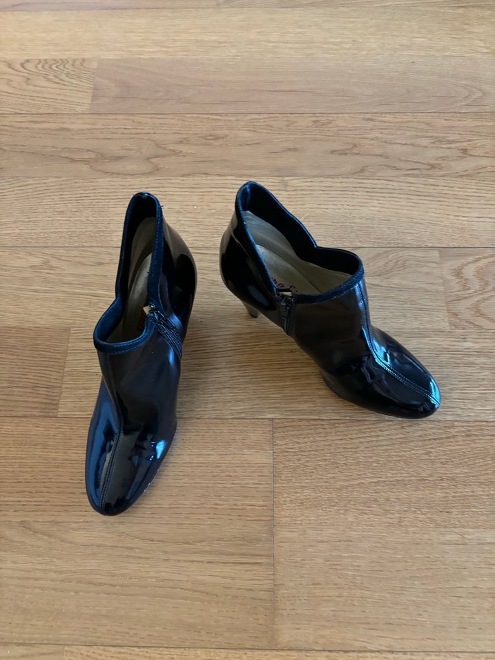 Mauro Giuli Siyah Rugan Fermuarlı Bot 38 - Görsel 3