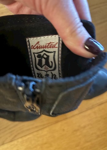 Ash Siyah Deri Topuklu Bot 38 - Görsel 6