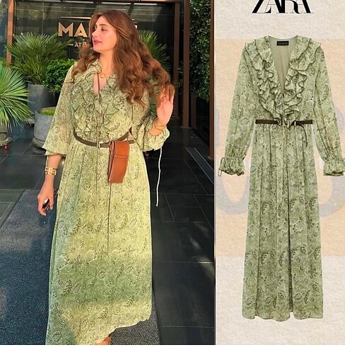 Zara uzun elbise