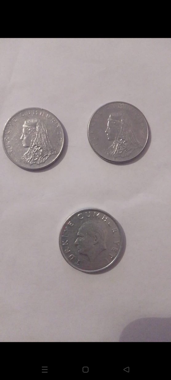 2 adet 50 kuruş 1 adet 10 lira - Görsel 2