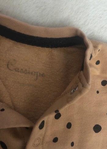 Cassiope Düğmeli Leopar Desenli Bebek Kız Tulum