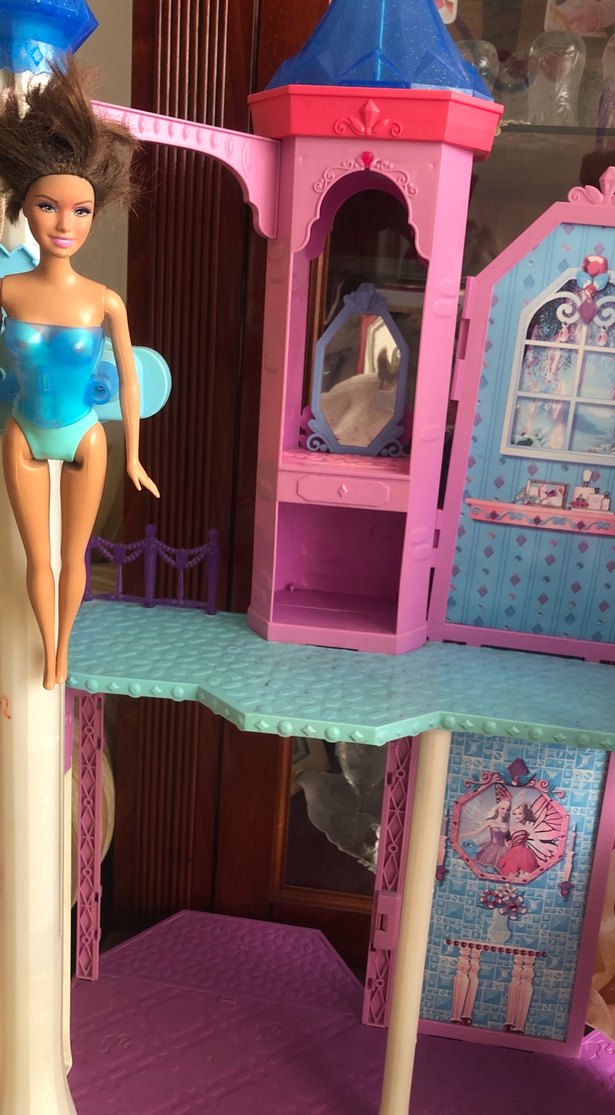 Pembe Barbie Prenses Kalesi Oyuncak - Görsel 5