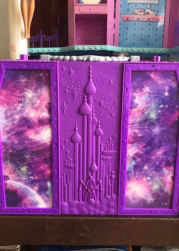 Mor Oyuncak Kale barbie - Görsel 2