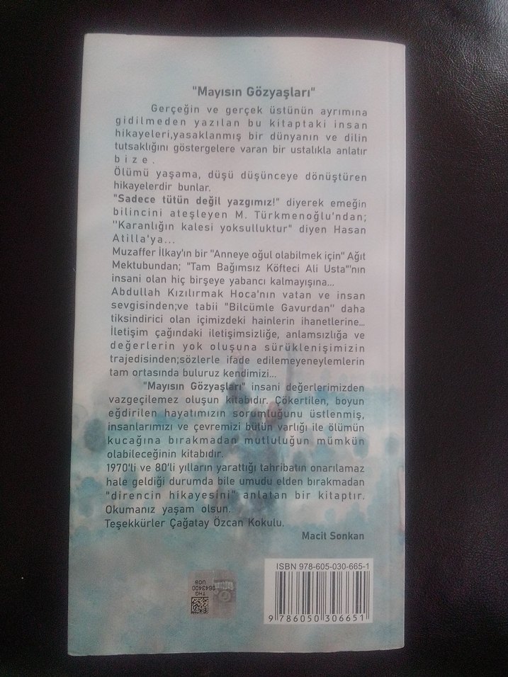 Mayıs'ın Gözyaşları - Çağatay Özcan Kokulu - Görsel 2