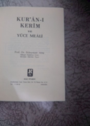 El Yazması Kuran-ı Kerim Kitabı - Görsel 6