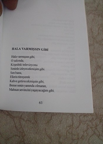 Hala Varmışsın Gibi.Şiir Kitabı - Görsel 4
