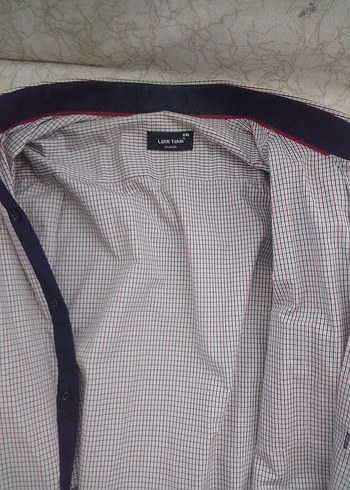 2xl Beden Düğmeli Bej Kareli Erkek Gömlek