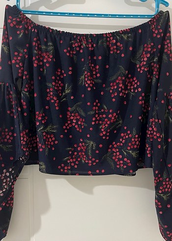 Kadın Çok Renkli Straplez Mini Bluz - Görsel 4