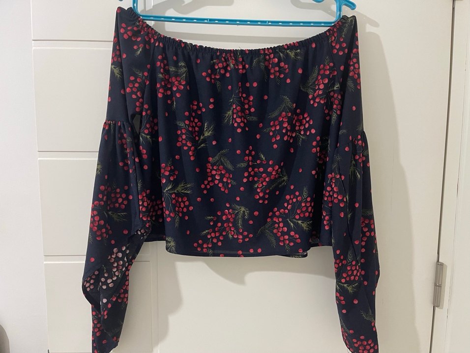 Kadın Çok Renkli Straplez Mini Bluz - Görsel 4