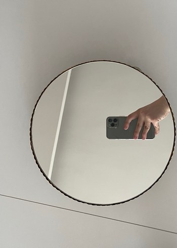 Altın Renk Parlak Dekoratif Ayna - Görsel 3