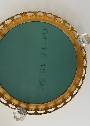 Altın Renk Parlak Dekoratif Ayna - Görsel 4