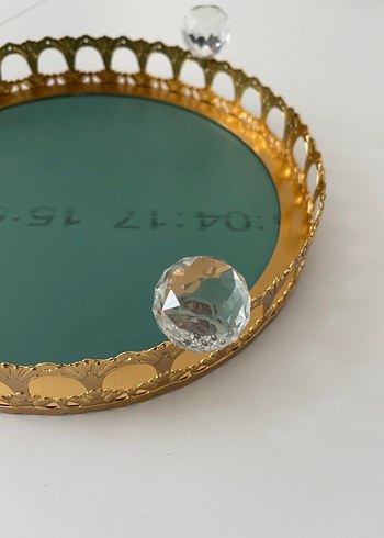 Altın Renk Parlak Dekoratif Ayna - Görsel 5