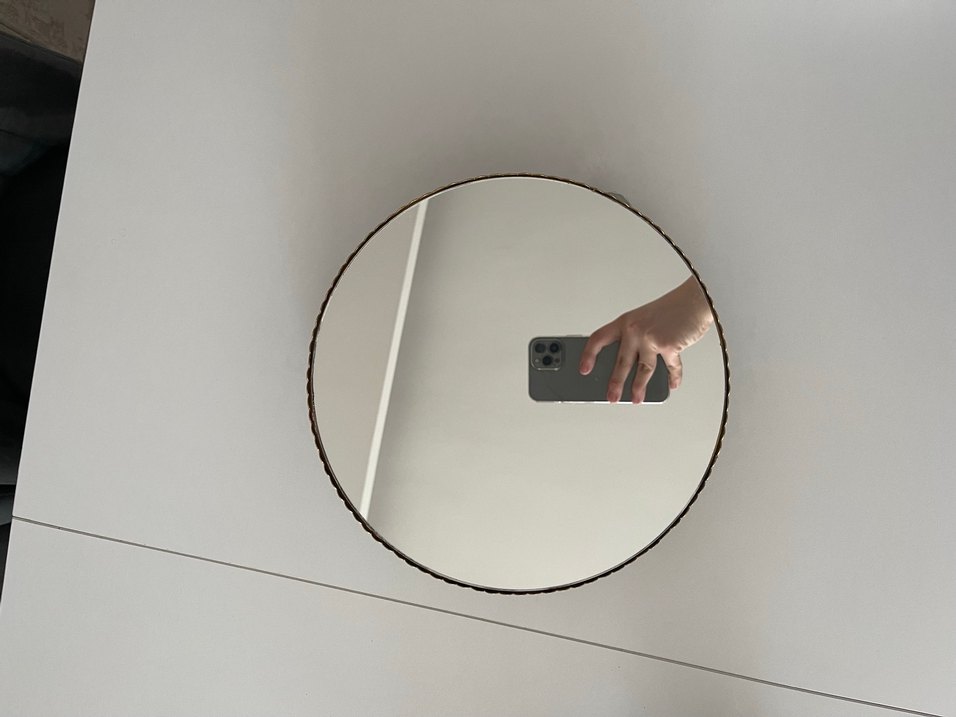 Altın Renk Parlak Dekoratif Ayna - Görsel 3