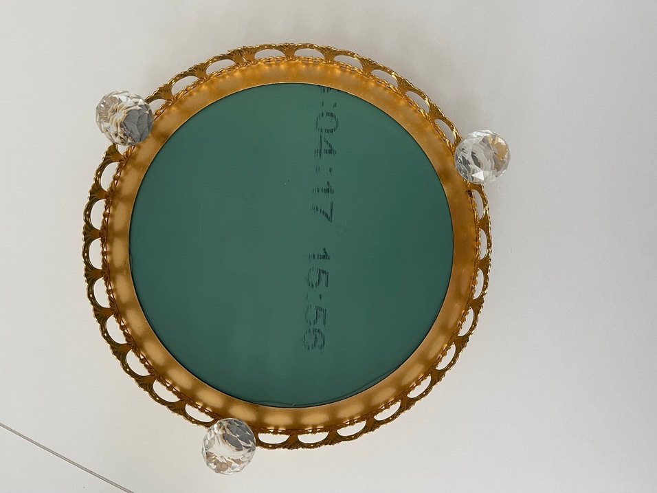 Altın Renk Parlak Dekoratif Ayna - Görsel 4