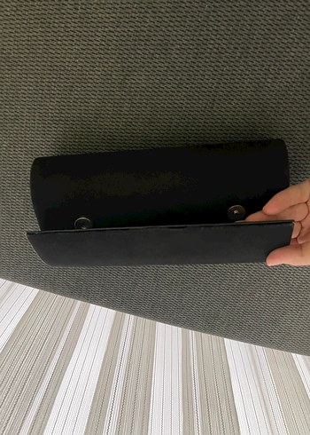 Siyah Kadın Spor Clutch Çanta Velcro - Görsel 2