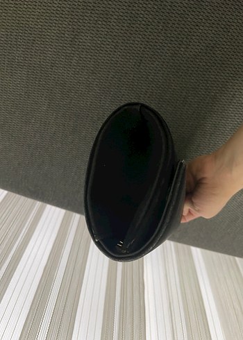 Siyah Kadın Spor Clutch Çanta Velcro - Görsel 3