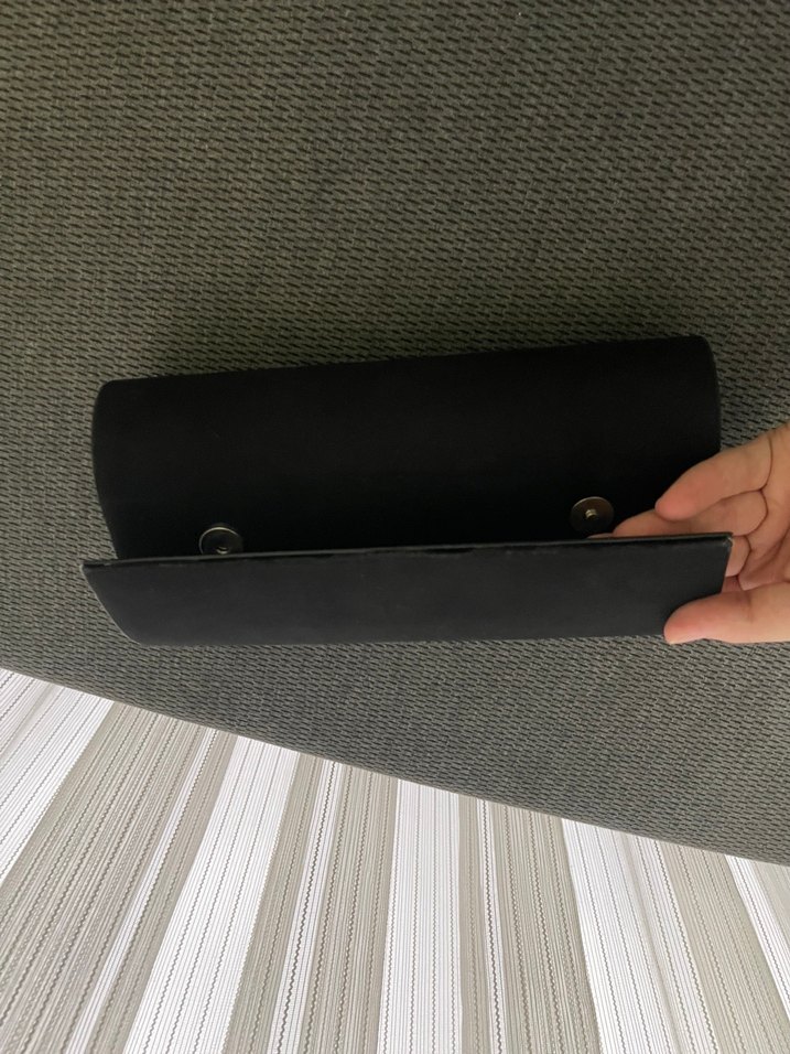 Siyah Kadın Spor Clutch Çanta Velcro - Görsel 2