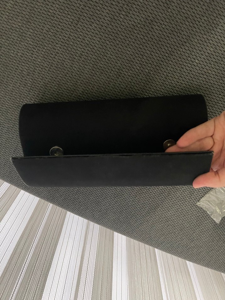 Siyah Kadın Spor Clutch Çanta Velcro - Görsel 4