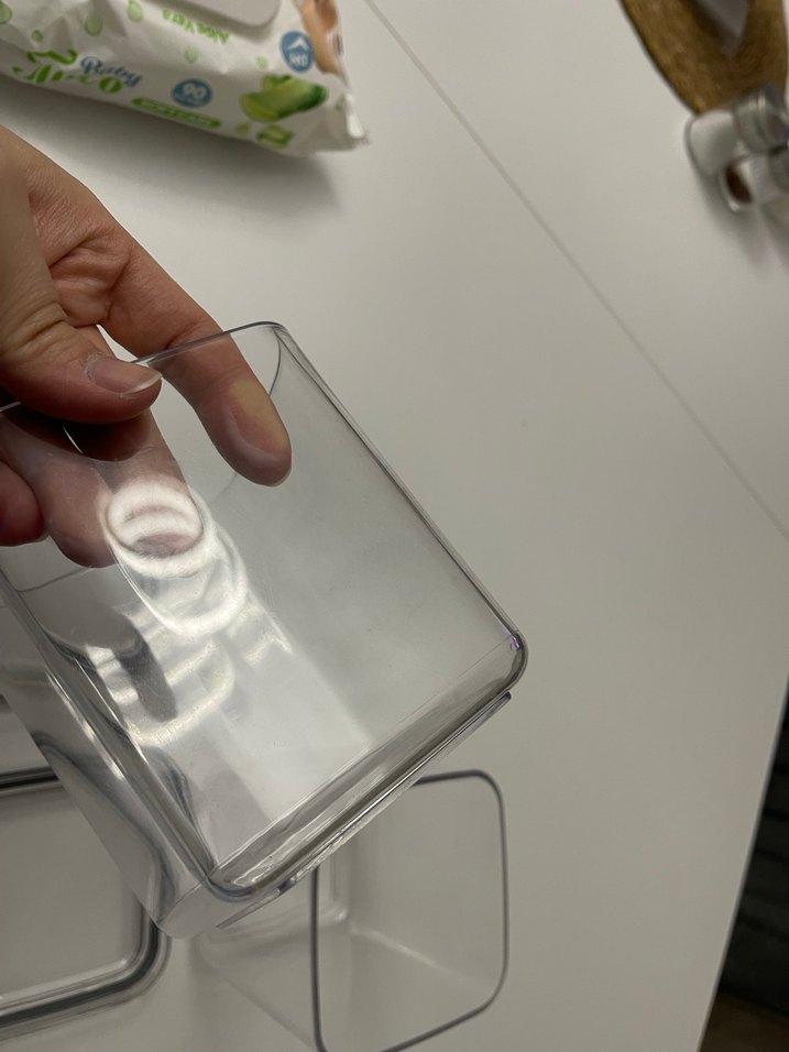 Gri Saklama Kabı Seti, Kapaklı, Plastik - Görsel 5