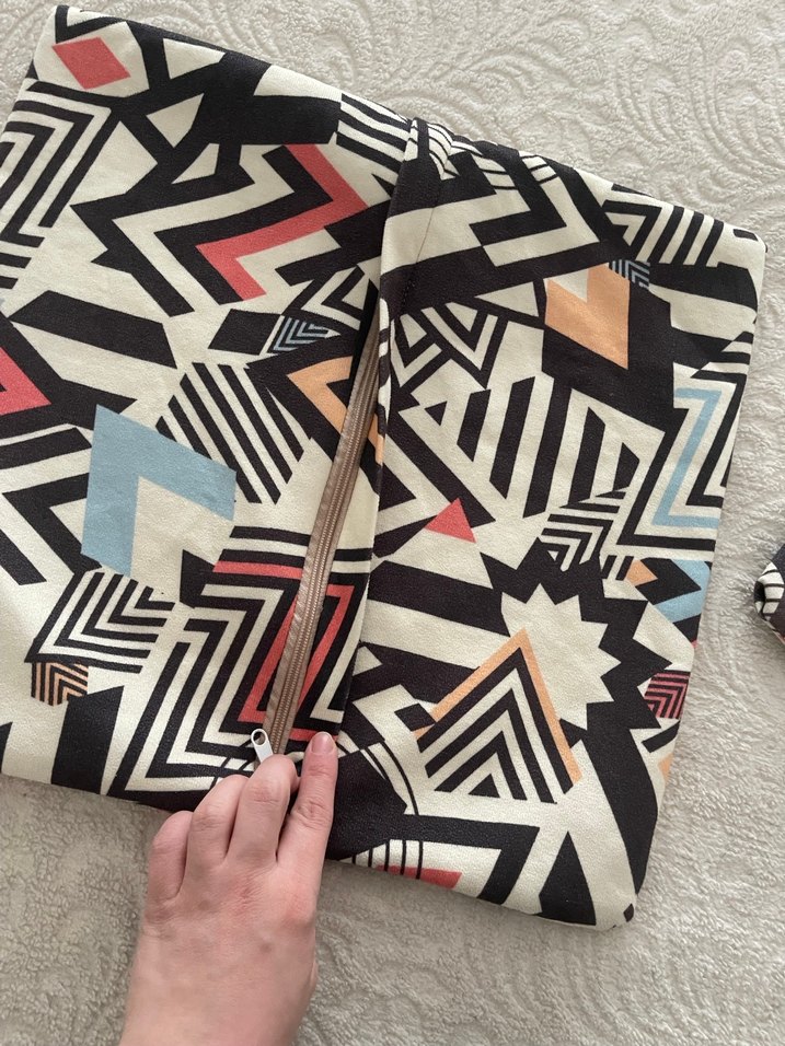 Bohem Çok Renkli Elastik Kadın Fular - Görsel 4