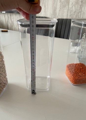 Gri Mutfak Baharat Saklama Kapları - Görsel 7