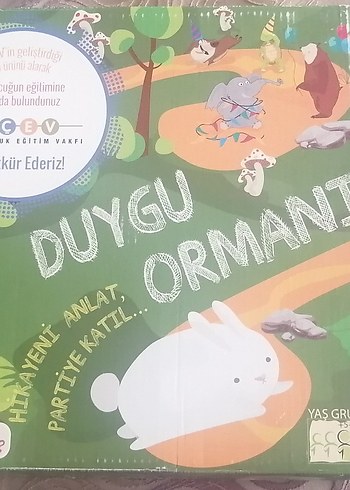 Duygu Ormanı - Hikayeni Anlat, kutu oyunu, AÇEV 'in katkılarıyla