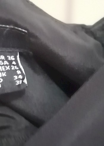 Siyah Askılı Pilili  Elbise - Görsel 5