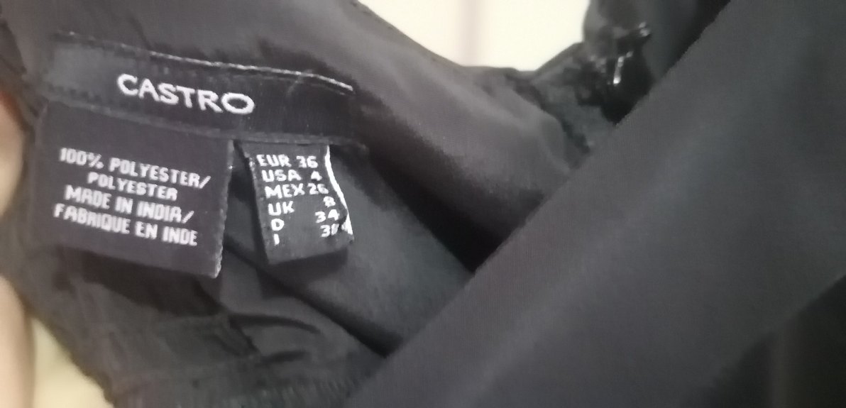 Siyah Askılı Pilili  Elbise - Görsel 5