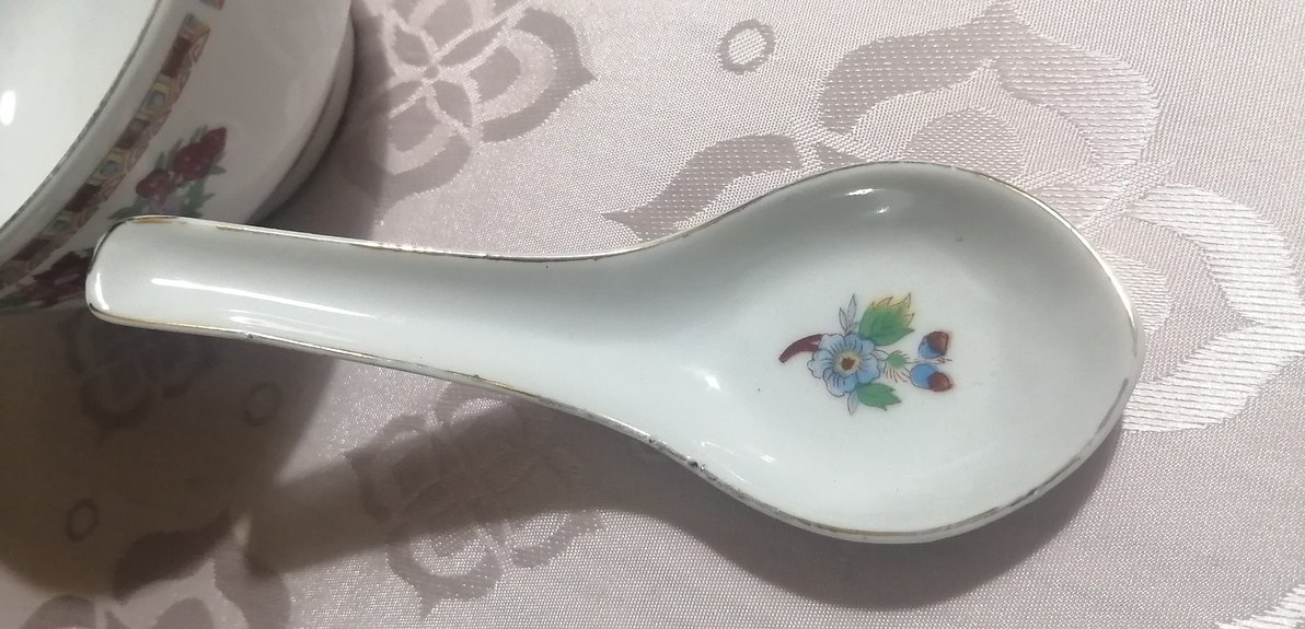 Çiçek Desenli  Kase ve  Kaşık - Görsel 4