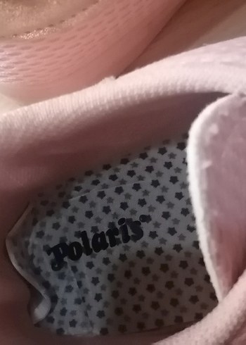 36 Beden ten rengi Renk Açık pembe, bağcıklı spor ayakkabısı