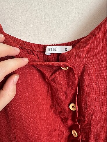 42 Beden bordo Renk Günlük elbise