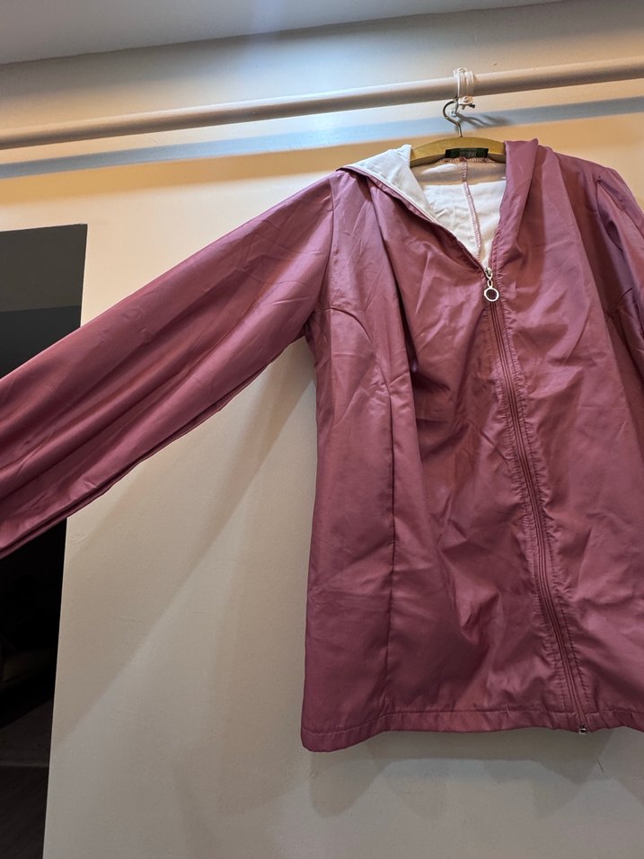 Bordo Fermuarlı Kadın Midi Ceket - Görsel 2