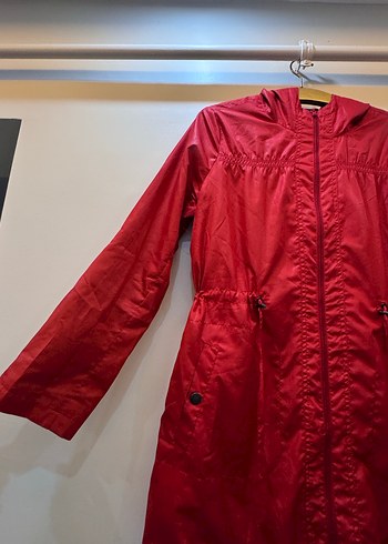Kırmızı Midi Kadın Ceket - Görsel 2