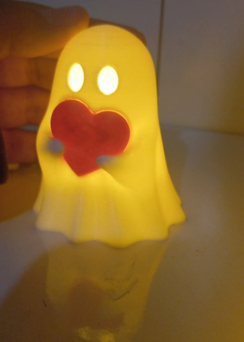 Sarı Işıklı Sevimli Hayalet Figürleri - Görsel 2