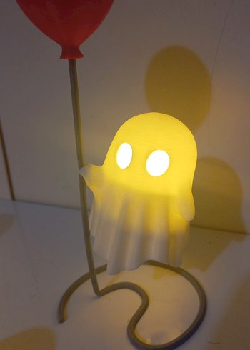 Sarı Işıklı Sevimli Hayalet Figürleri - Görsel 4