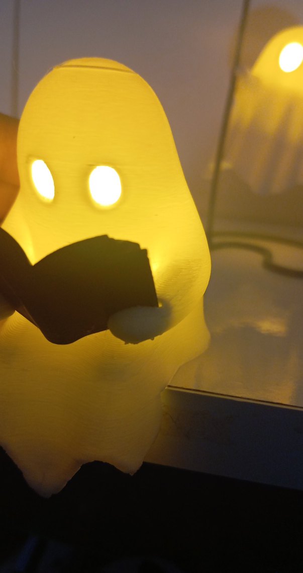 Sarı Işıklı Sevimli Hayalet Figürleri - Görsel 3