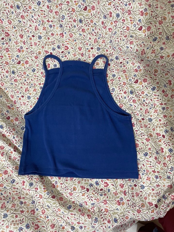 Mavi Bohem Kız Straplez Bluz - Görsel 2