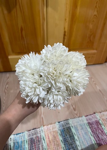 Beyaz Kurdeleli Minimalist Gelin Çiçeği - Görsel 2