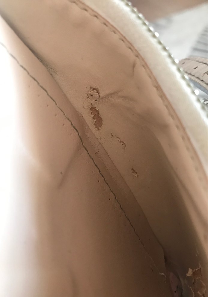 Gri Beyaz Yüksek Topuklu Kadın Abiye Ayakkabı - Görsel 4