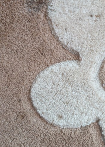 Bej Çiçek Desenli Modern Halı - Görsel 4