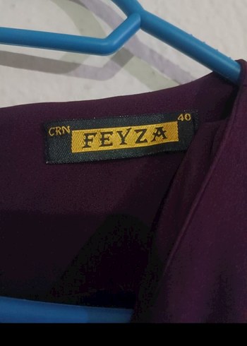 Uzun Kol Drapeli Mor Kadın Elbise - Görsel 4