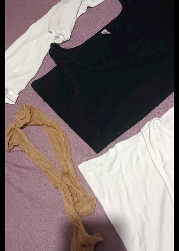 Siyah Mini Hamile ve Emzirme Üstü - Görsel 4