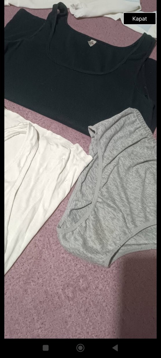 Siyah Mini Hamile ve Emzirme Üstü - Görsel 3