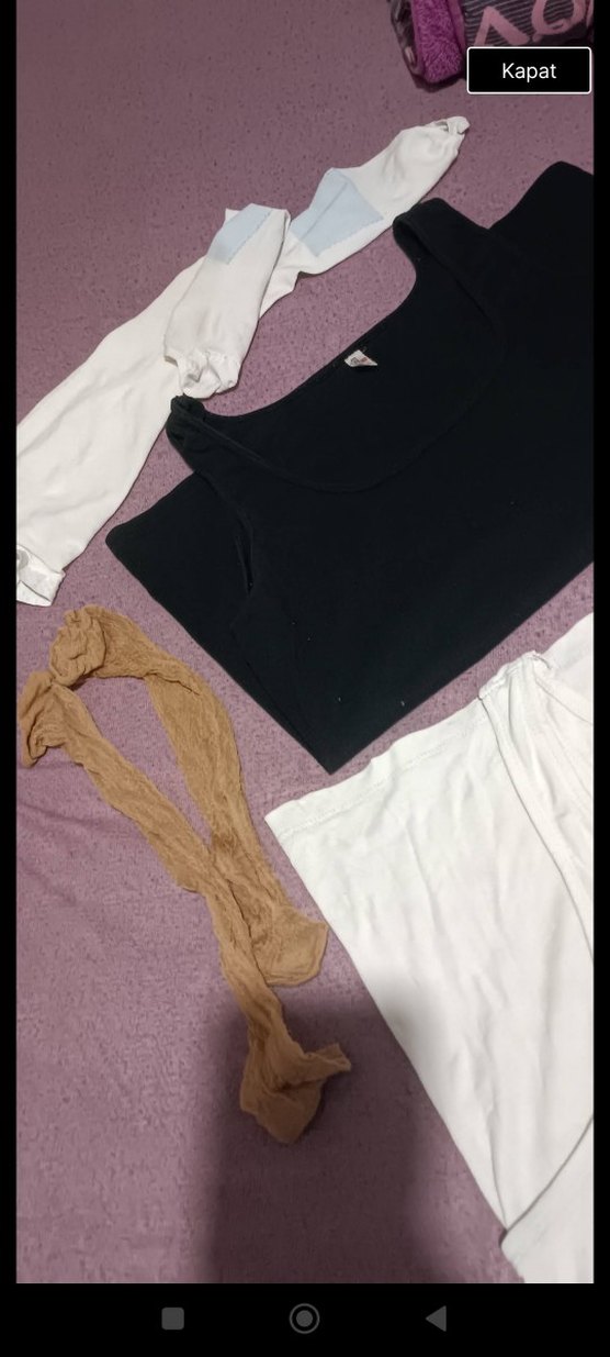 Siyah Mini Hamile ve Emzirme Üstü - Görsel 4